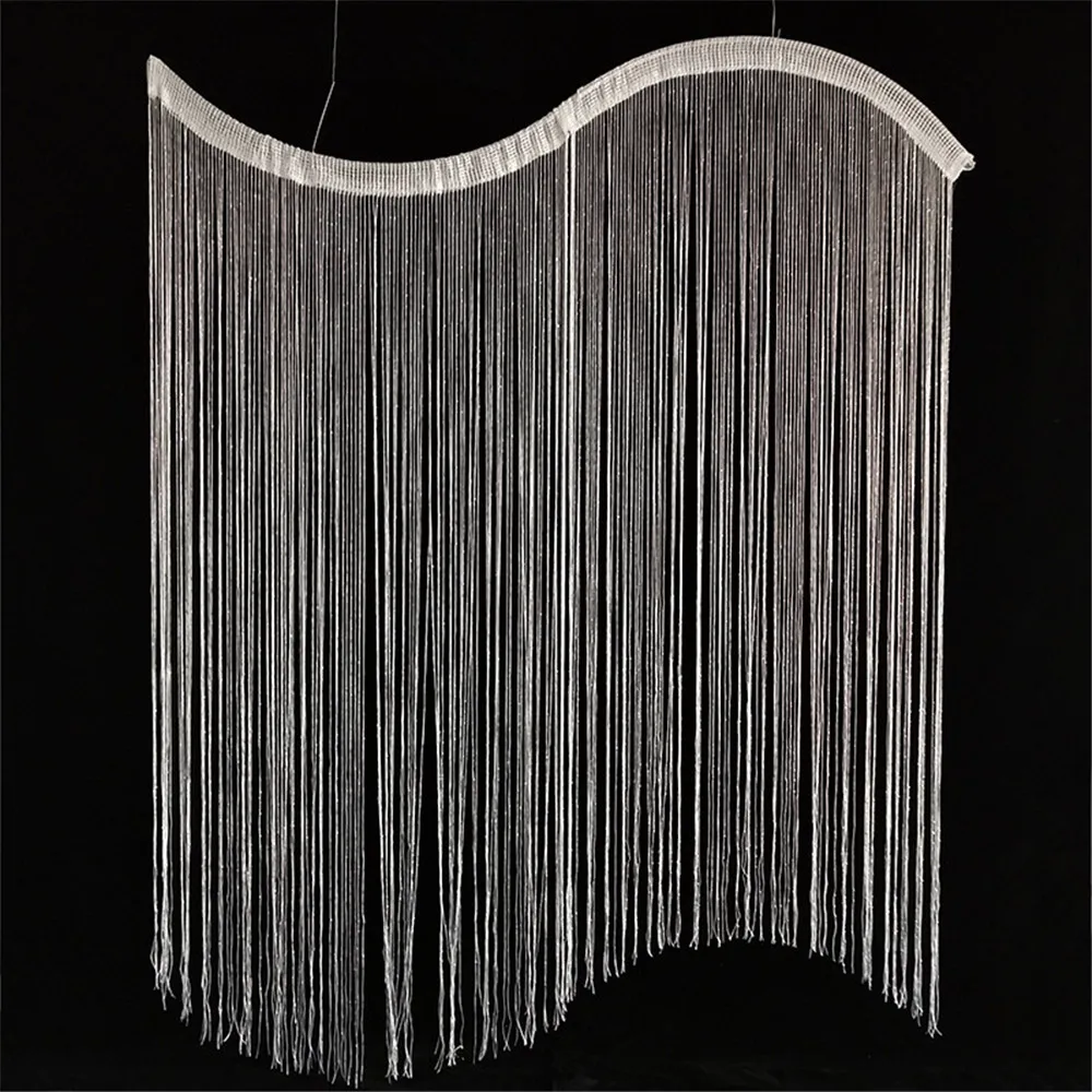 S-shaped Line Curtain for Wedding Ceiling, Hanging Road Lead, Decoration Props, Upscale Supplies, New Arrival