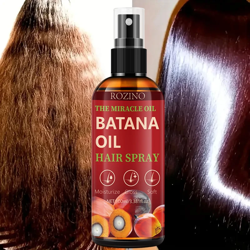 Batana Miracle Oil Haarpflege-Essenz-Spray - Batana Haaröl ist rein kaltgepresst, nährt die Kopfhaut und das Haar, glättet Frizz und sorgt für sofortige Geschmeidigkeit mit tiefgehender Pflege.