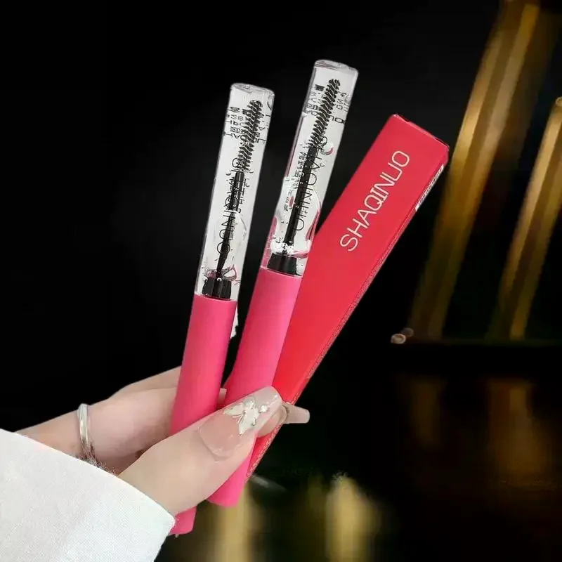 جل تصفيف الحواجب السائل المقاوم للماء والشفاف مع فرشاة جل ثابت لتشكيل الحواجب البرية يدوم طويلاً