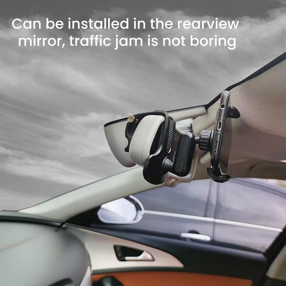 

Anti-slip Clamp Car Mount 360 Degree Rotation Car Phone Holder for 4-7 Inch Smartphones Anti-slip Dashboard Clamp Stand
