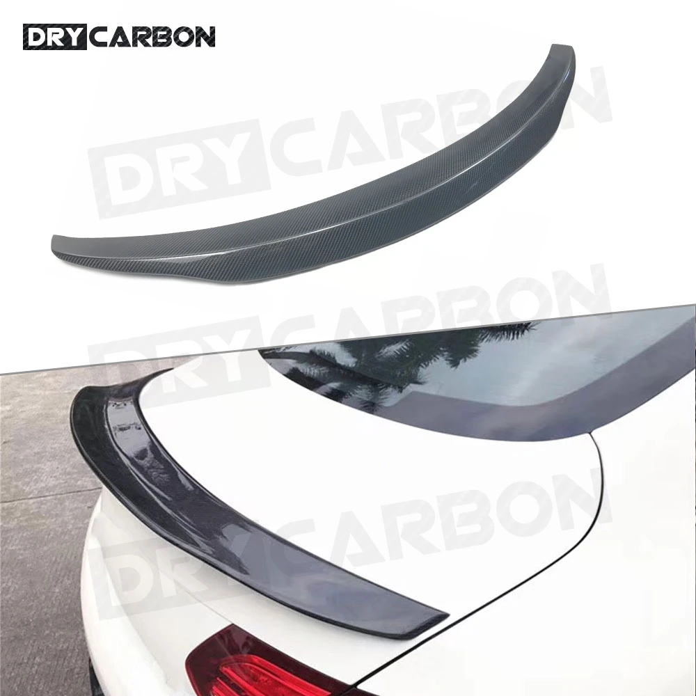 

Задний спойлер из углеродного волокна для Mercedes Benz C Class W205 C205 C63 для AMG Sedan Coupe 2015-2019 Boot Duck Wings ABS