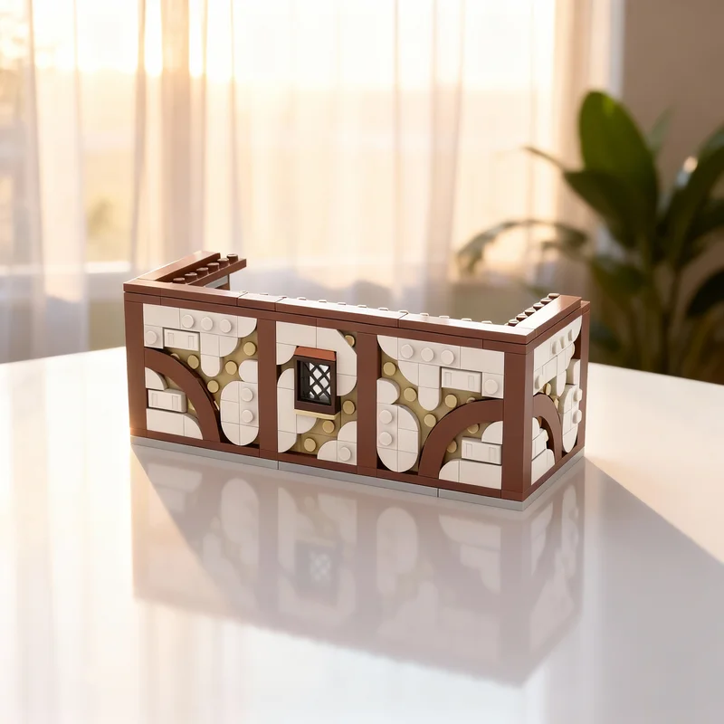 

156pcs MOC Tutorial Techniques Half Timbered Wall Castle Model Building Blocks Architecture Toys Christmas Gifts Creative Idea