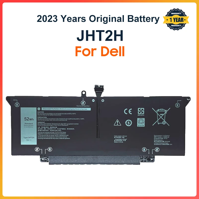 JHT2H 35J09 بطارية كمبيوتر محمول ، ديل لاتيتودي 7310 7410 سلسلة دفتر ، 0YJ9RP 009YYF 07CXN6 04V5X2 0HRGYV 11.4 فولت 39WH