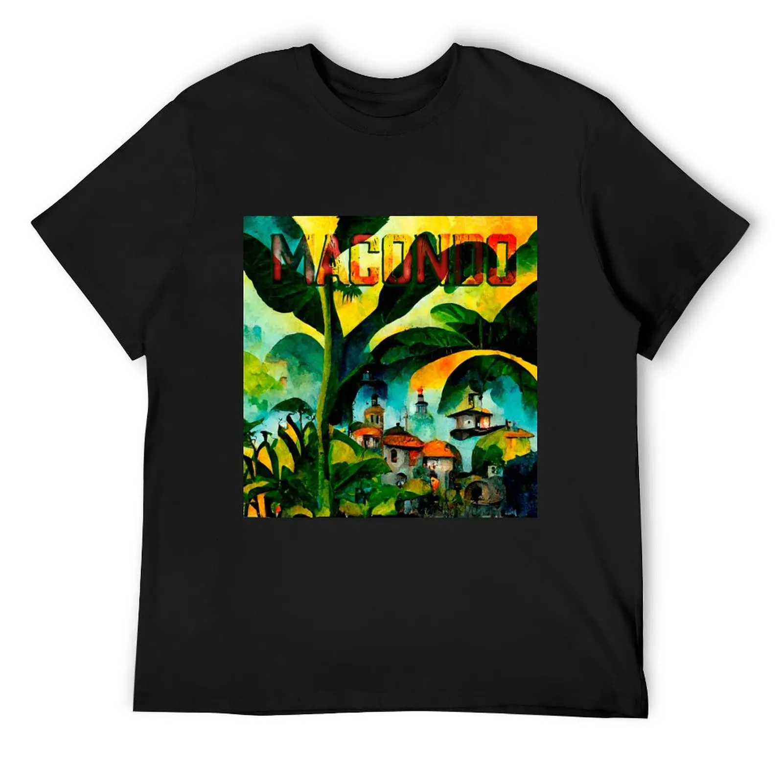 

Macondo Dream, a dream about a place of One Hundred Years of Solitude T-Shirt graphic t shirts T-shirts man Men's t-shirts