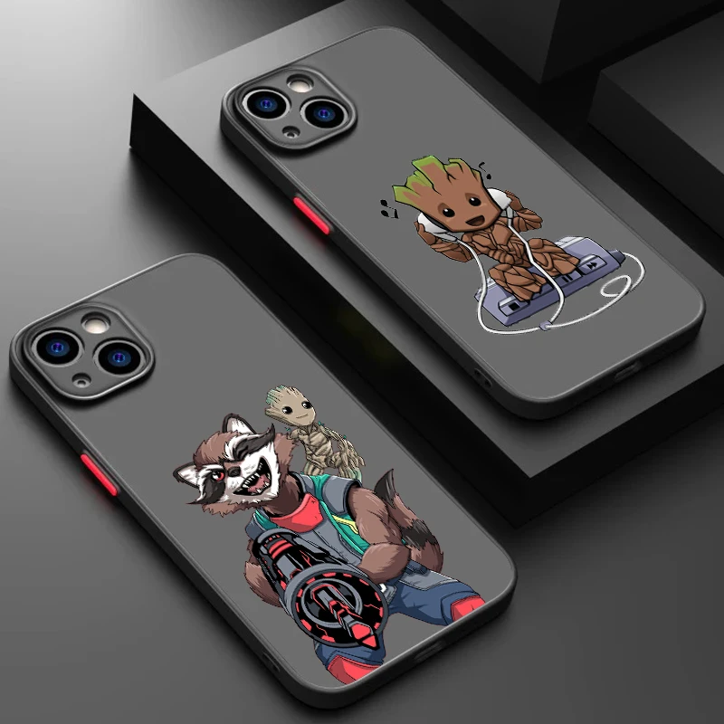 SpiderMan Deadpool Heroic Anime Frosted Translucent For Apple iPhone 15 14 13 12 11 XS XR X 8 7 SE Pro Max Plus Mini Back