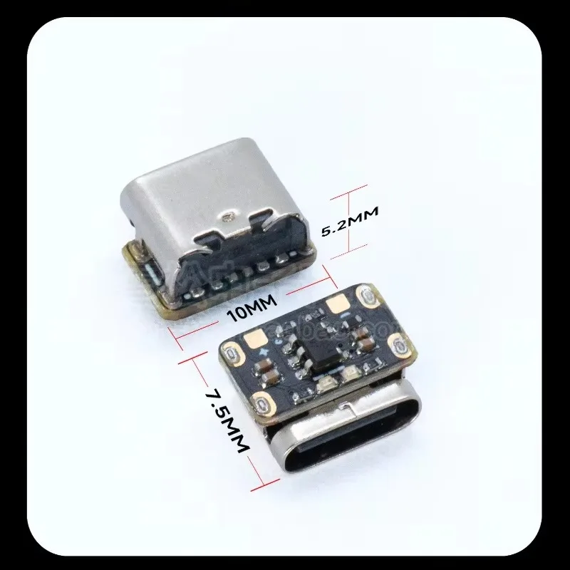 20pcs Lithium Battery 3.7V 4.2V18650 Keyboard Charging Power Board Protection Type-C Input Module
