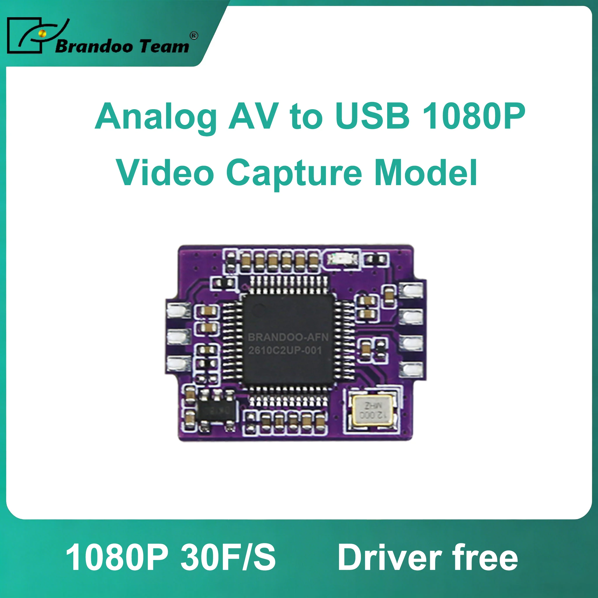 Analog AV to USB Video Capture Model 1080P 720P PAL NTSC Auto For UVC Drive Free