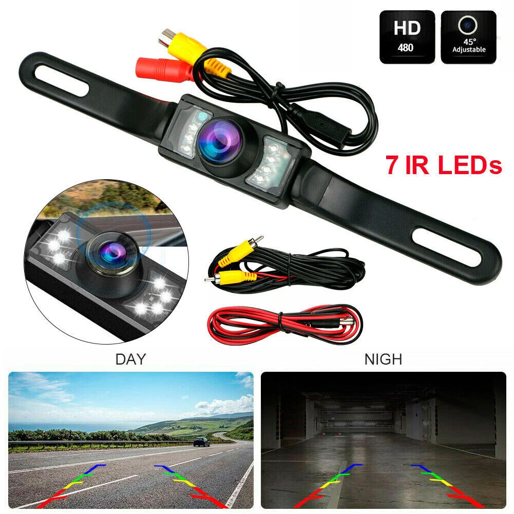 

Bileeko Wide 170° Night Vision Waterproof Car Rear View Reverse Backup Parking Camera