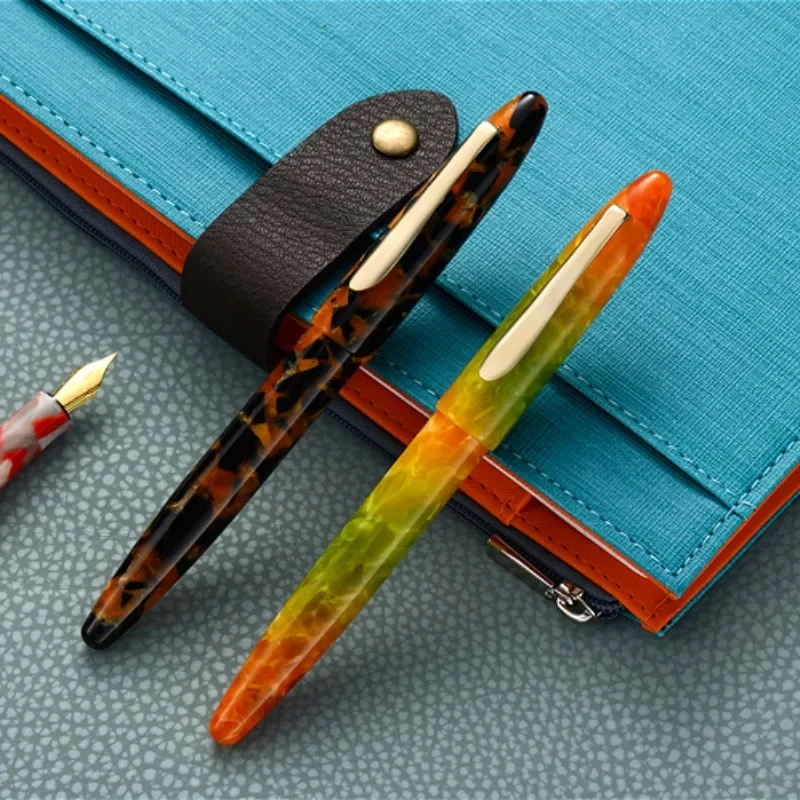 

Admok Torpedo/D56 Resin Fountain Pen Schmidt EF/F/M/B 0.38/0.5/0.7/1.0MM Nib Ink Pen Office Student Stationery Supplies Gift