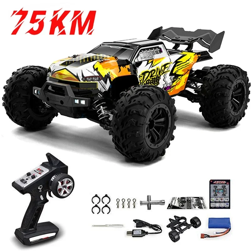 SCY 1:1675 Km/h 4WD Remote Control Car with LED Remote Control Car High Speed Drift Children Remote Control Car Adult