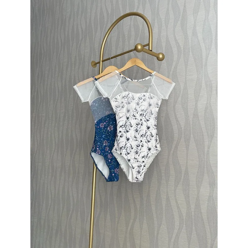 Customized Ballet Training Uniform Jumpsuit Basic Training Art Exam Teacher's Bodysuit Adult Classical Dance Gymnastics Leotard