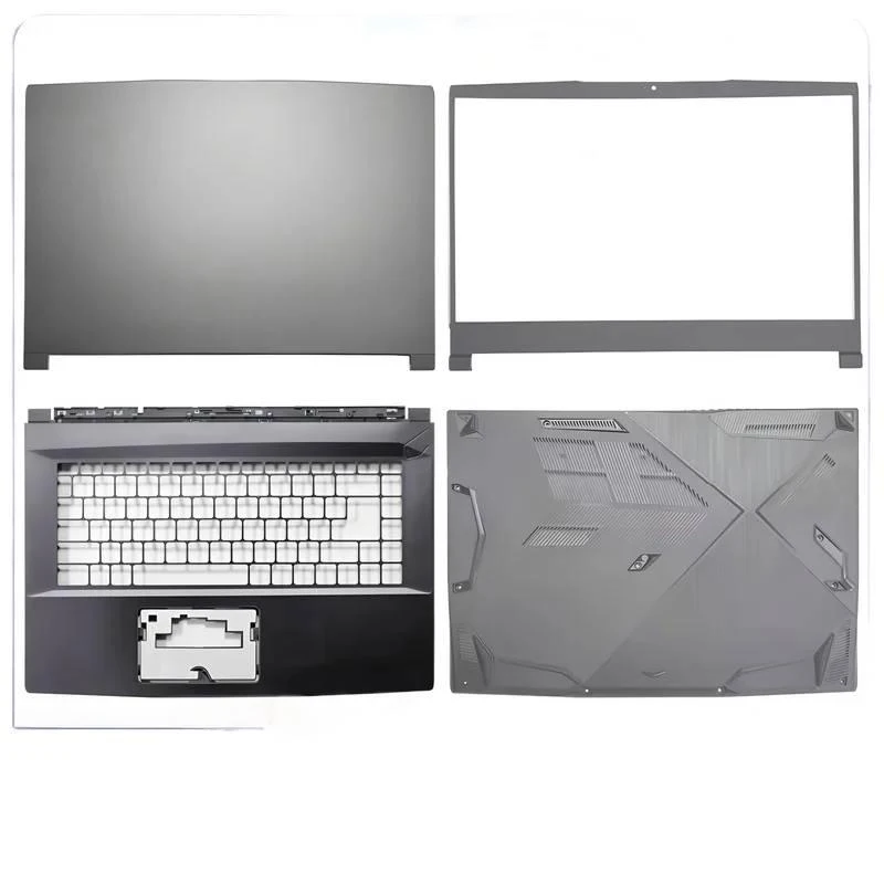 New for MSI Thin 15 MS-16R8 MS-16RK Laptop LCD Back Cover Top Case/LCD Bezel Front Cover/Palmrest/Bottom Base Cover/H