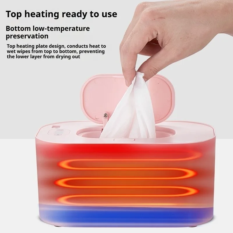 جديد الطفل مسح دفئا سخان موزع المناشف المبللة منديل صندوق التدفئة استخدام صغير مسح دفئا مناديل التطهير المنزل/السيارة