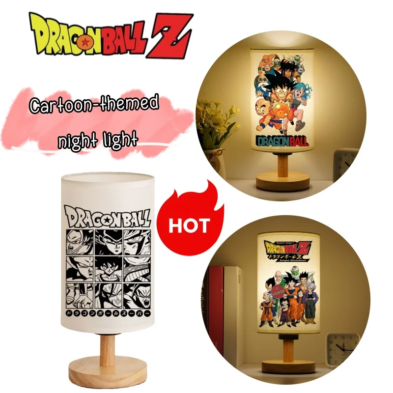 

Dragon Ball Son Goku Vegeta High Color Creative Living Room Soft Light Night Light Animation Cartoon Bedroom Atmosphere Light