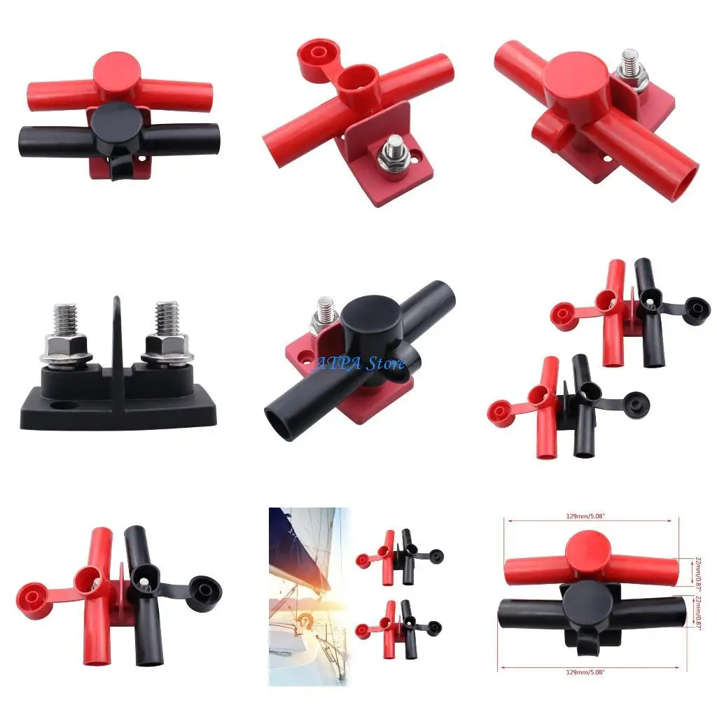 

U13C 5/16" Power Post Cable Connectors Studs Marine Boats RVs Power Supply Terminal