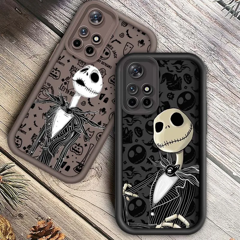 

The Nightmare Before Christmas For Xiaomi Redmi Note 14 13 13R 12 12R 11 11E 11T 11S Pro Plus 4G 5G Eye Ladder Soft Phone Case