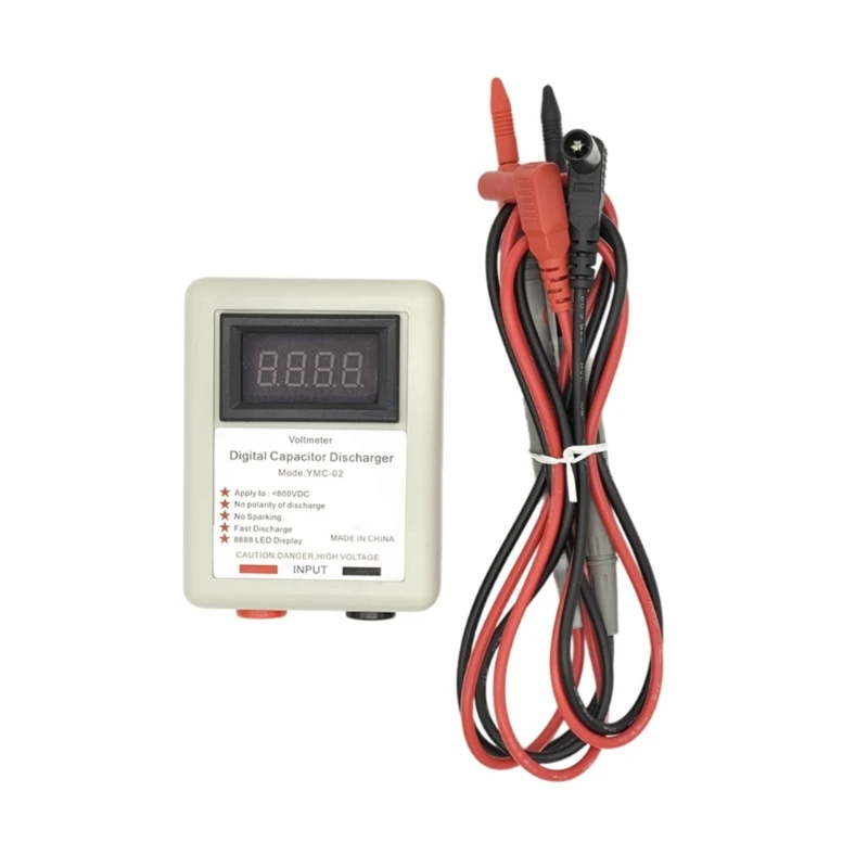 Digital Capacitor Discharger DC800V Discharging Tool Quick Discharge Dropship