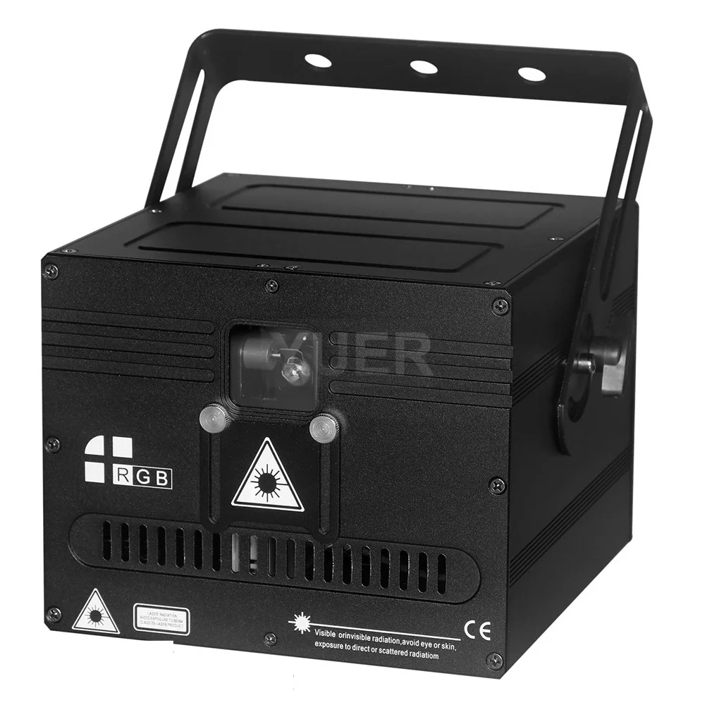 1W 2W 3W 4W With ILDA Stage 3D Animation Scanner DJ Laser Light DMX Beam Projector Bar Club Disco Christmas Party Wedding Show