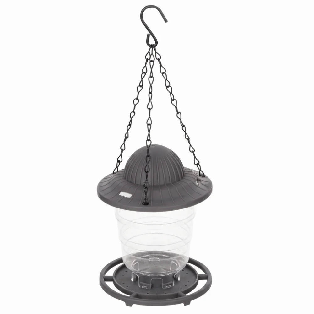 

Creative Folding Hanging Bird Feeder Waterproof Large Capacity Hummingbird Feeder with Roof Wild Bird Feeder Parrot Feeding