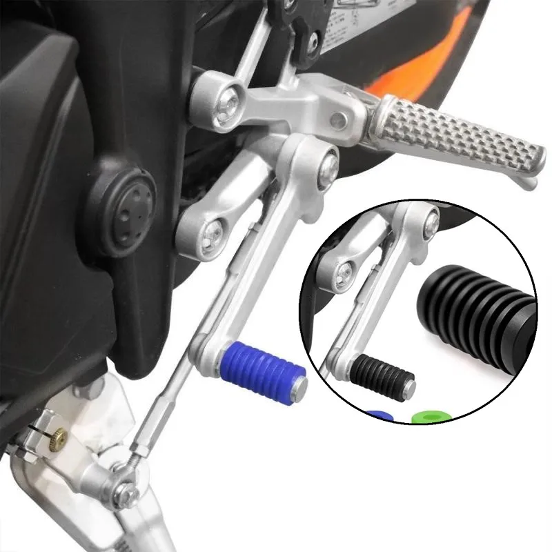 Universal Motorcycle Gear Shift Lever Pedal Kick Start Rubber Foot Pegs Pad Tooling