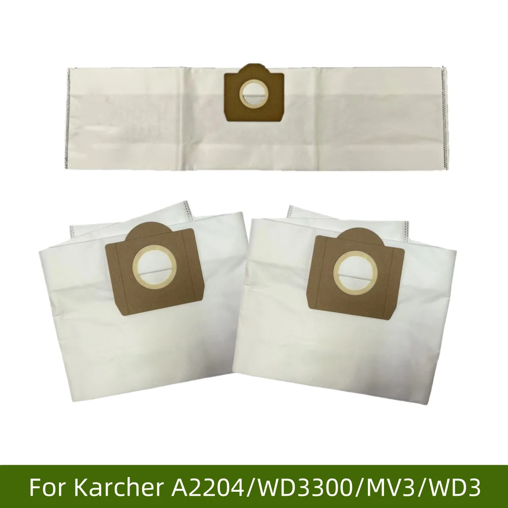 ملحق كيس غبار غير منسوج مناسب للمكانس الكهربائية Karcher 6.959-130/A2204/A2656/WD3200/WD3300/MV3/WD3