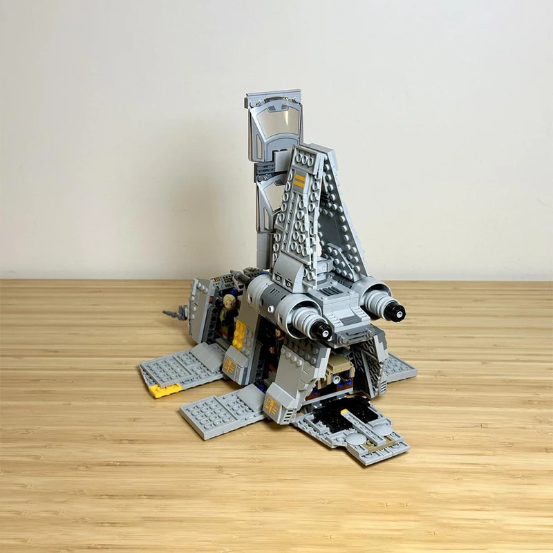 840pcs MOC Imperial LAAT Gunship Alternate Build 2 Star Battle UCS Model Toy Building Blocks Home Decor For Him Desk Decor Gift