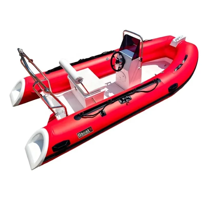 2025 Year New Dark Blue Rigid Fishing Inflatable Boat for Sale