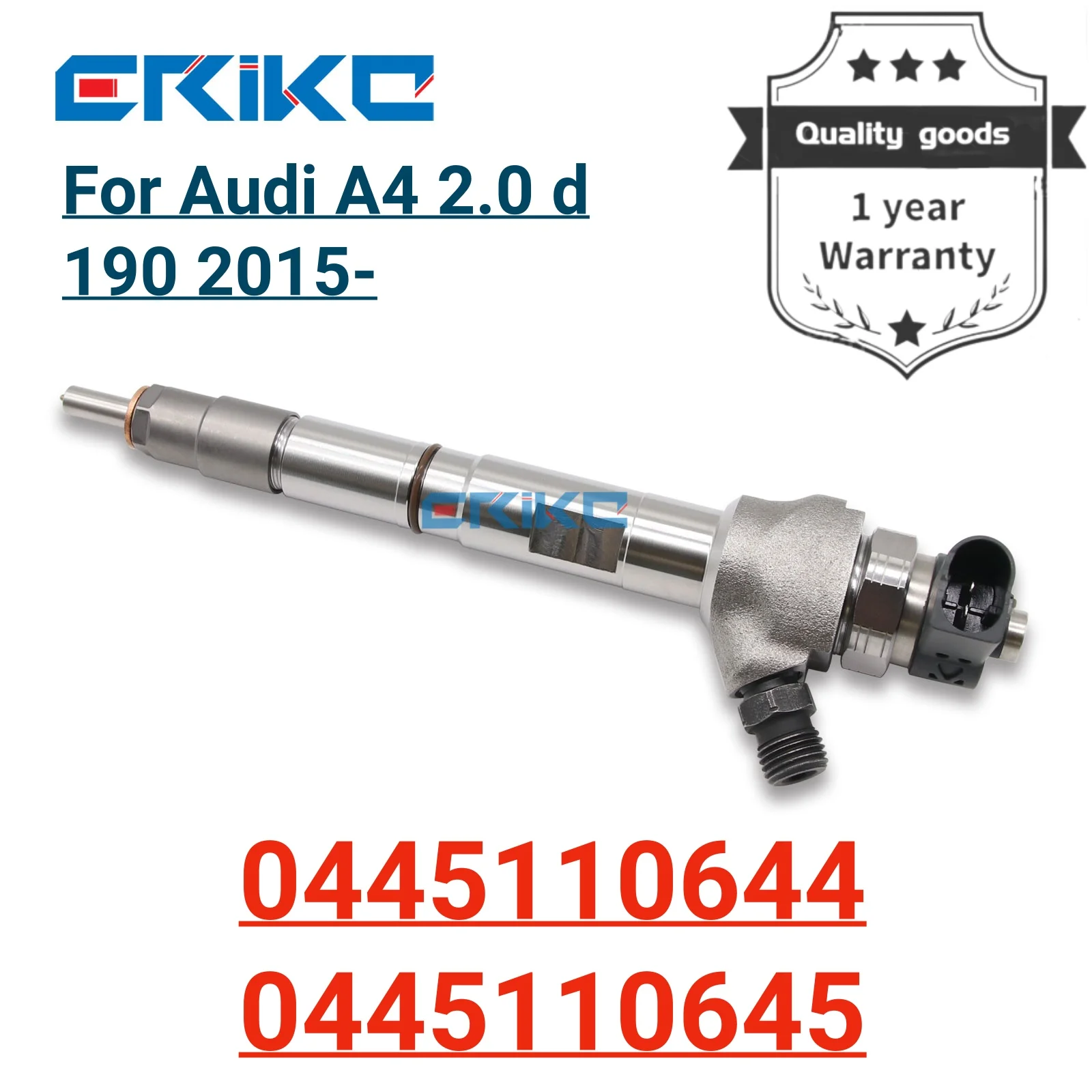 

0445110644 Diesel Injectors 0 445 110 644 Sprayers Diesel Injectors 0445110645 0 445 110 645 for Audi A4 2.0 d 190 2015-