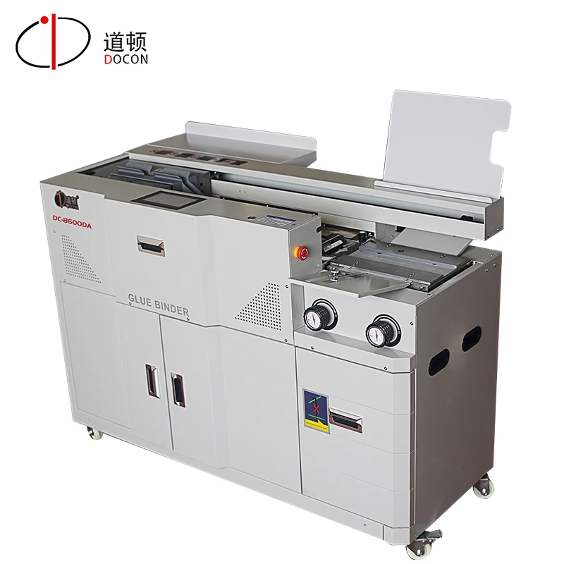 DC-8600DA Automatic A4 Wireless Hot Glue Book Binding Machine New Perfect Book Glue Binding Machine