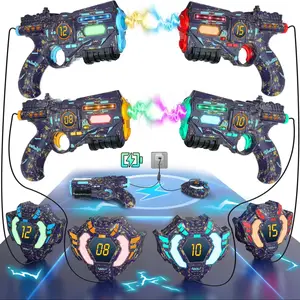 VATOS充電式健康価値データ同期レーザータグガン赤外線レーザータグセット4ベスト光るライトレーザータグゲーム大人f 12ベストセールスリーエンフィールドトイガン-5