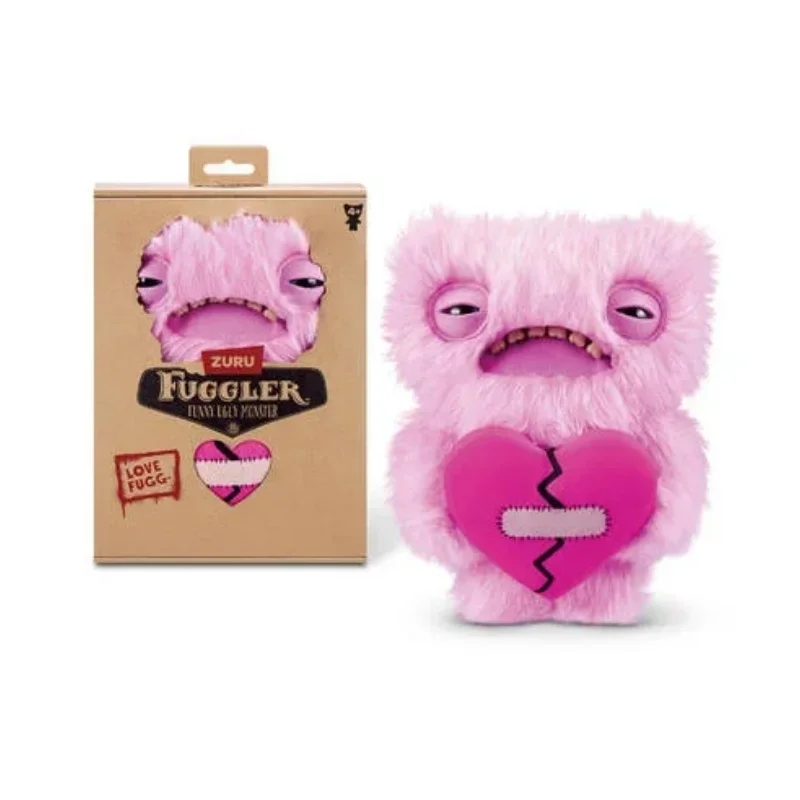 

В наличии оригинальные 23 см Fuggler плюшевые игрушки в форме сердца серия монстров милые забавные модные фигурки Рождественский подарок на День святого Валентина