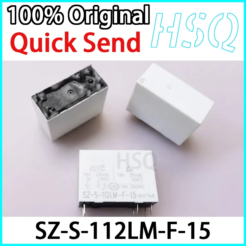 5 uds nuevo relé Original SZ-S-112LM-F-15 de 6 pines 16A
