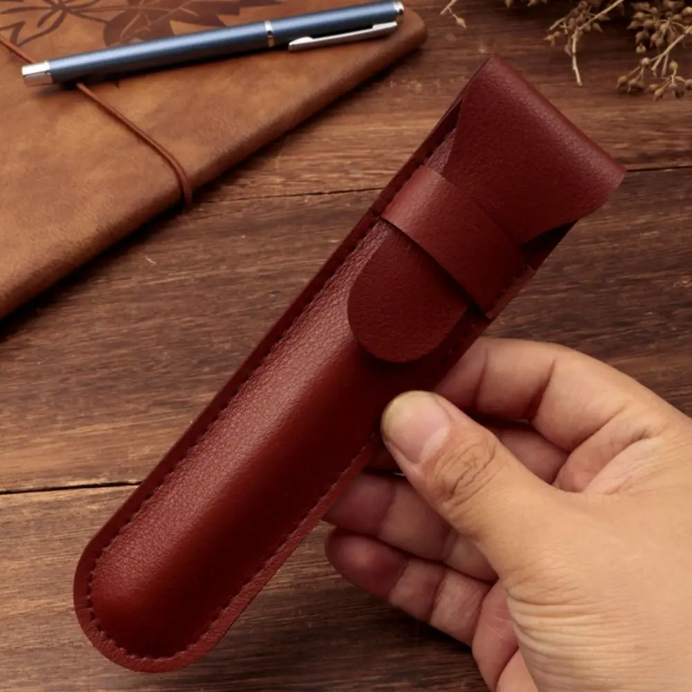 3PCS Sign Pen Cover Sign Pen Protective Sleeve Desktop Organizer Waterproof Business Fountain Pen Case Handcraft High-end