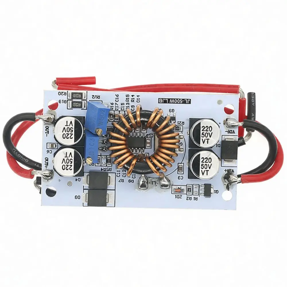 500W Boost Converter Aluminum Base Plate High Power Step Up Module 10A Current Controller For Laptop Adapter Power Transformer