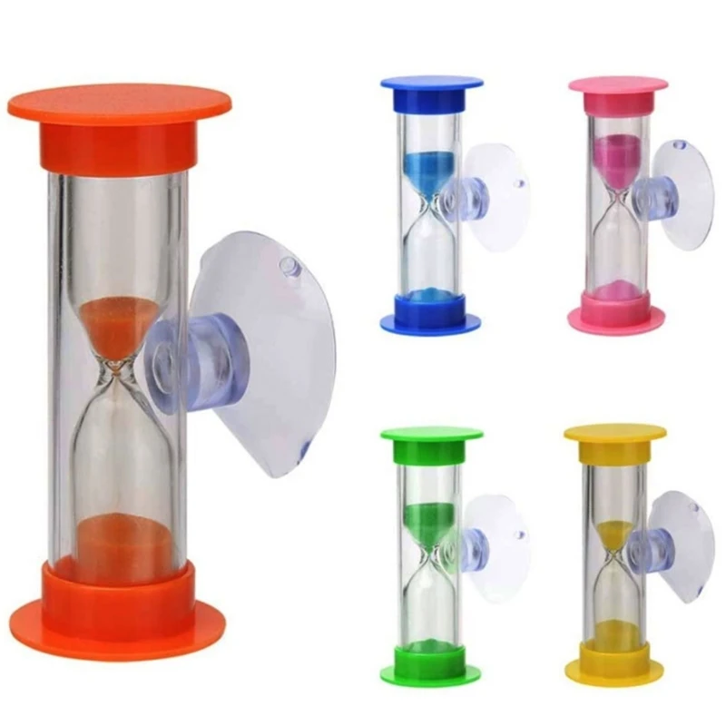 Shower Timer Children with Suction Cup Hourglass Sand Clock Desktop Ornament