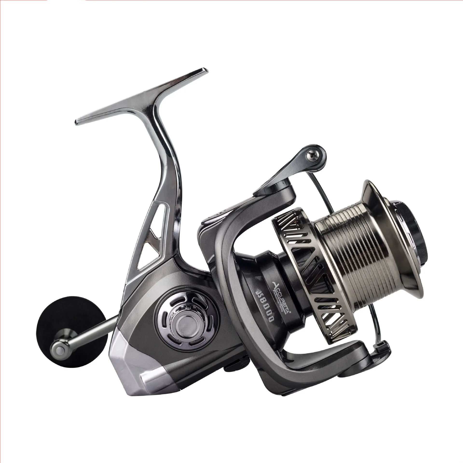 Goture Metal Long Casting Fishing Reel 8000 10000 12000 Series Spinning Fishing Reel 14+1BB High Capacity Big Game Fishing Reel