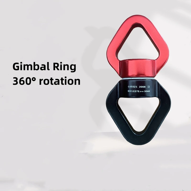 

Поворотный безопасный вращатель с веревкой, вертлюг для скалолазания, 30 кН, поворотный вращающийся прибор для скалолазания, йоги, вращающееся устройство, многофункциональный разъем