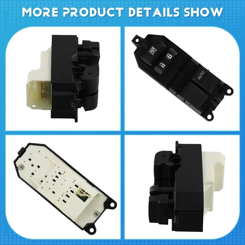 Power Master Window Control Switch Window Glass Lift Switch For Toyota Yaris Rav 4 Corolla 2005-2011 RHD 84820-0D100