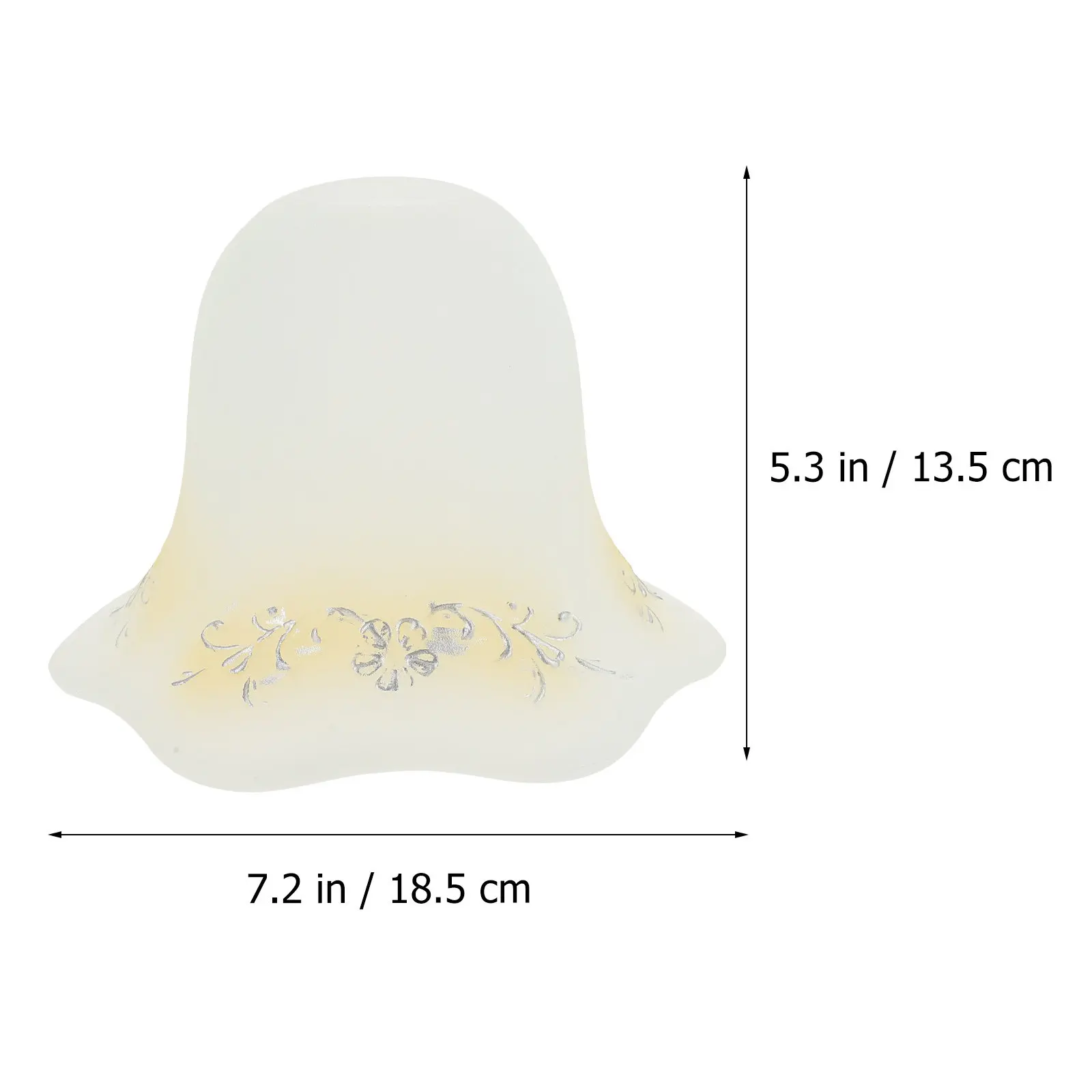 Modern Household Glass Lamp Shade Easy Install Remove Warm Soft Lighting Decorative Light Cover for Living Room Bedroom Home