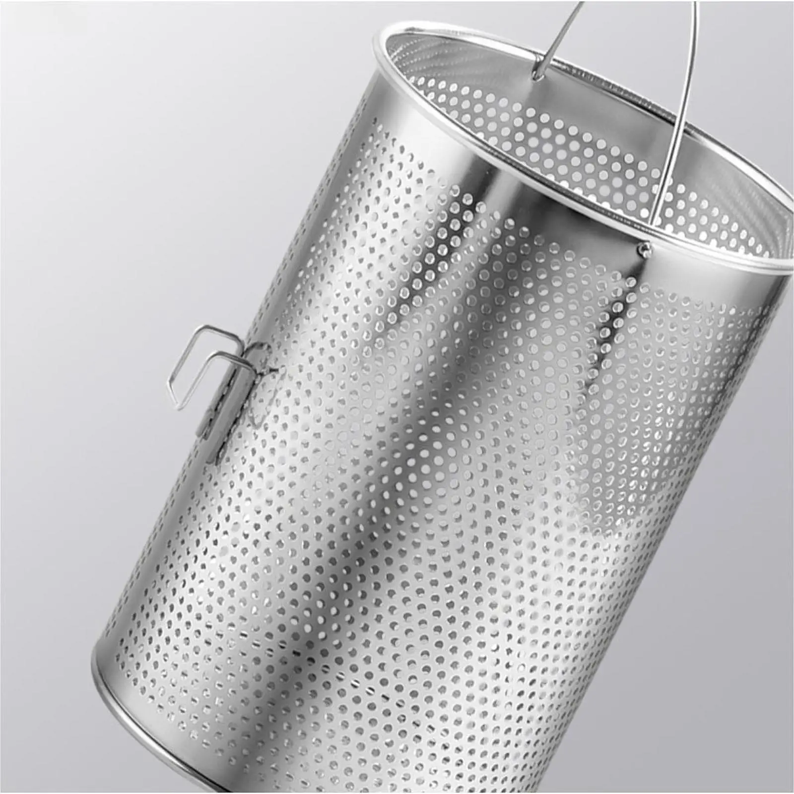 

Многофункциональная кастрюля из нержавеющей стали с ручкой для коммерческих столовых и отелей: большая суповая кастрюля, глубокая фритюрница