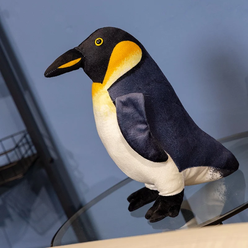 25/35cm simulação bonito em pé imperador pinguim brinquedo de pelúcia reallife antártico animal marinho bonecas recheadas presente aniversário para crianças
