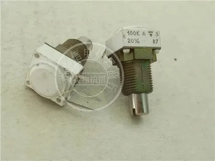 

ceramic single potentiometer 100KA 20% A100K potentiometer, handle 16mm circle