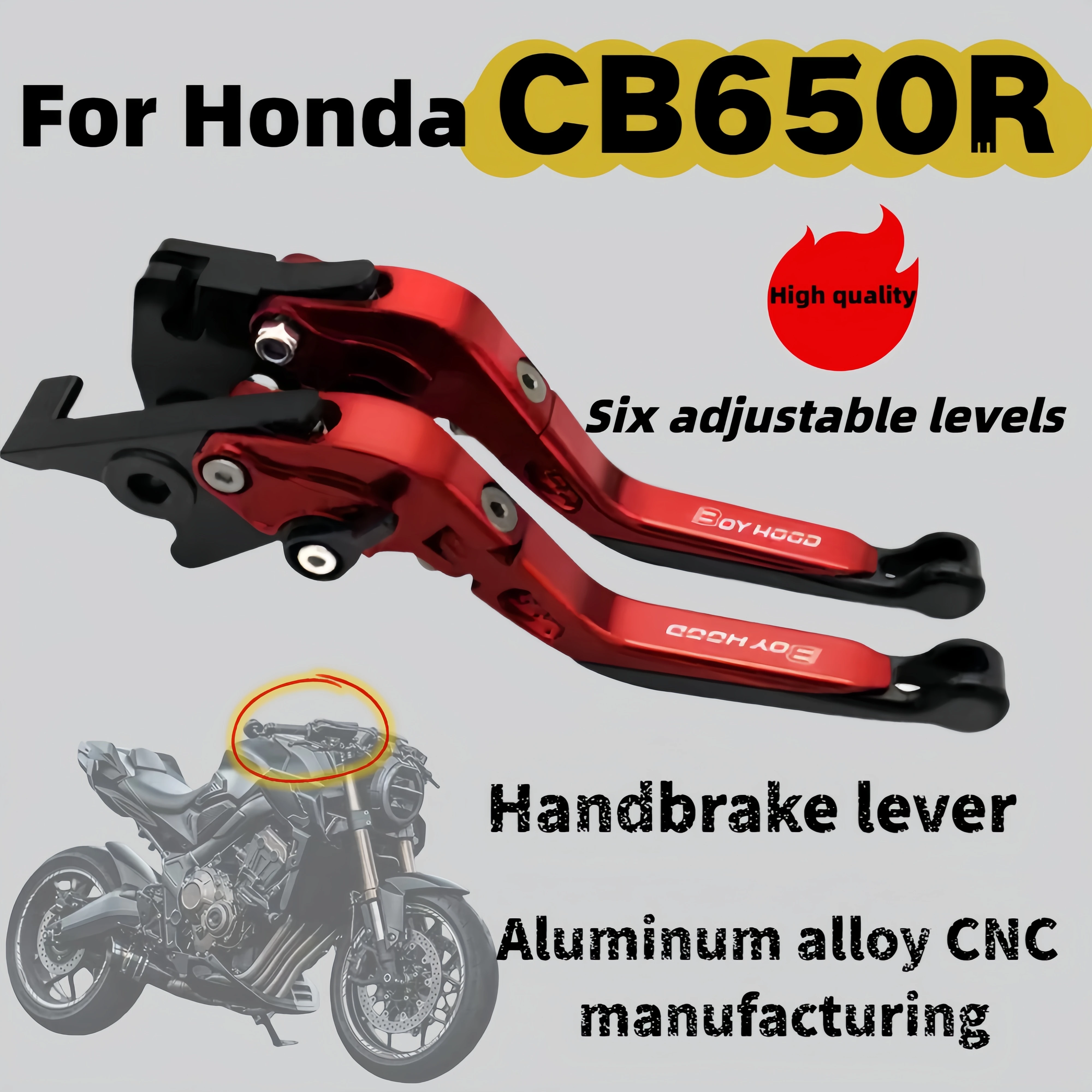 

Для Honda cbr650r модифицированные рожки CB650R тормозные рожки cbr650f руль сцепления CB650F аксессуары