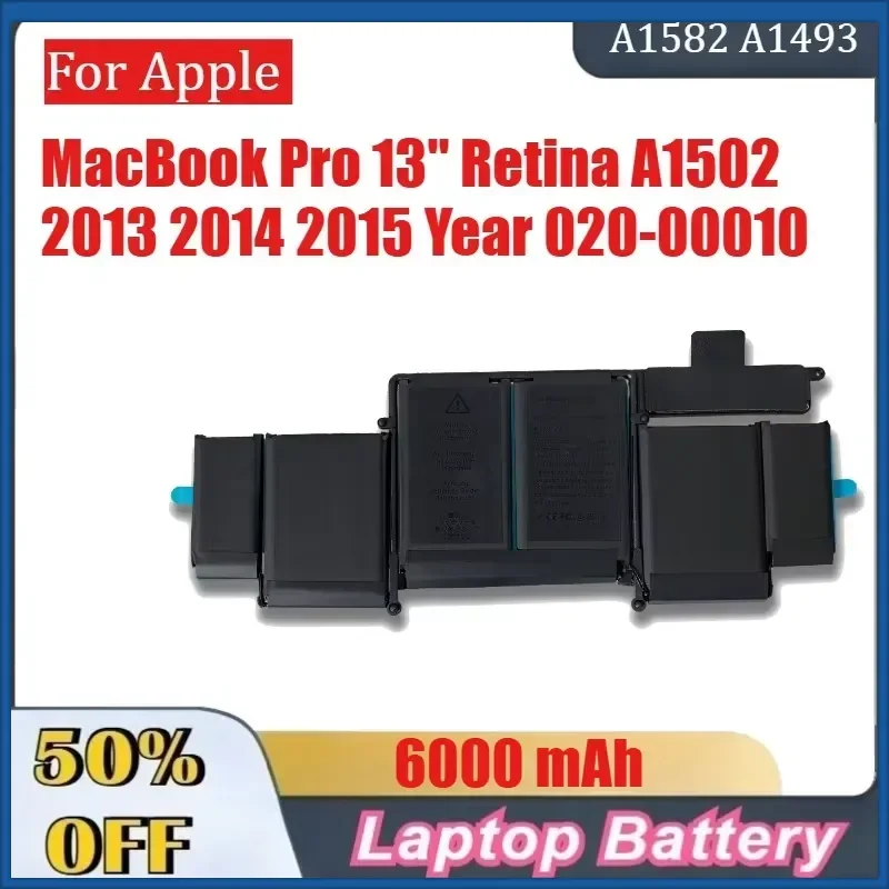 A1582 A1493 Laptop Battery For Apple MacBook Pro 13