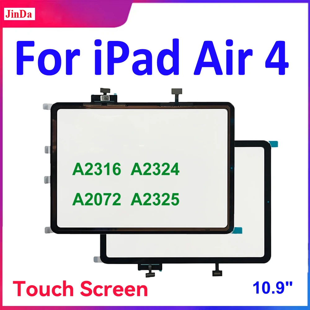 

10.9 inch Touch Screen For iPad Air 4 Touch Air4 4th Gen 2020 A2316 A2324 A2072 A2325 Touch Screen Digitizer Front Glass Panel
