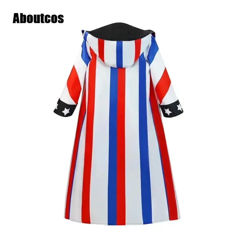 Aboutcos Adonis Creed تأثيري سراويل ملاكمة رداء الرجال زي فيلم العقيدة III لعب الأدوار فانتازيا هالوين كرنفال ملابس للحفلات