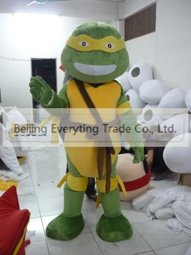 New Adult Hot Sale Foam Cute Green Turtle Cartoon Mascot Costume Plush Christmas Fancy Dress Halloween Mascot Costume