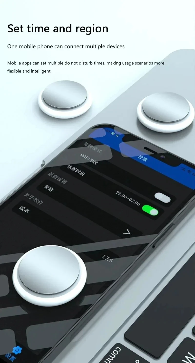 Lenovo GPS-Tracker, Bluetooth 5.4, intelligentes Gerät zur Verlustverhinderung für Kinder und ältere Menschen, als Erinnerungsfunktion, zur Ortung von Fahrzeugen und Gepäck, kompatibel mit Apple und Android. – Detail 5