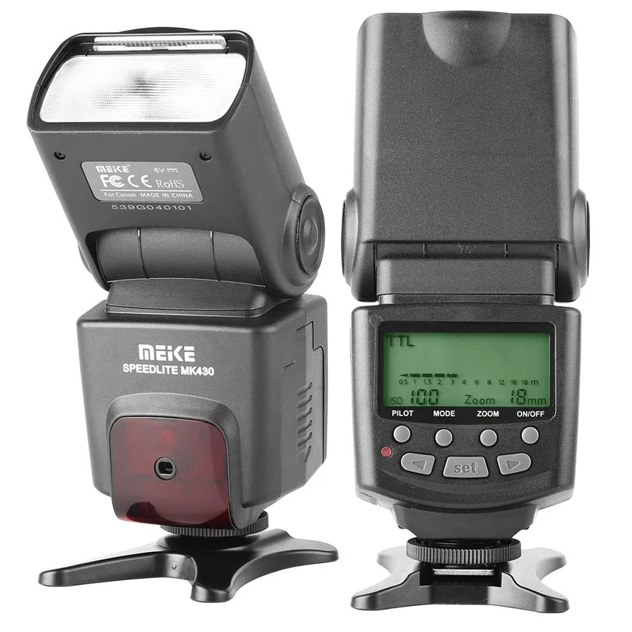 

Meike MK430 TTL Flash Speedlite Compatible with Nikon D7100 D5300 D5200 D3500 D3100 D600 D800 D3200 D90 D80 D300 D7500 D780,etc