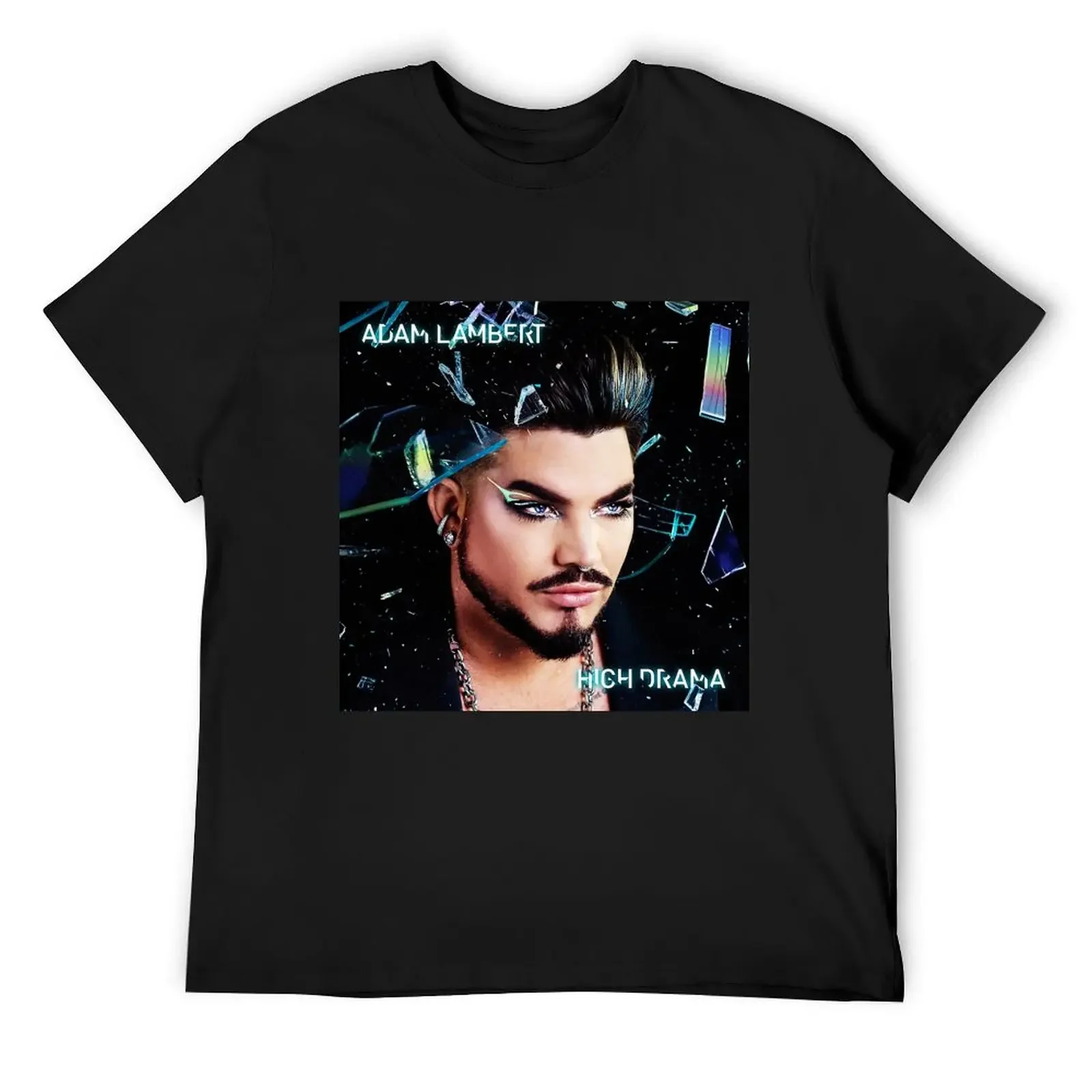 High Drama Adam Lambert T-Shirt customs design your own basketball graphic tees men graphic t shirts